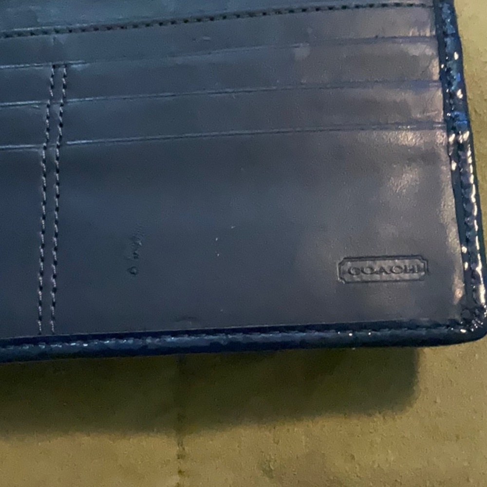 Coach Black and Pink Wallet with Plaid Design - Picture 4 of 8